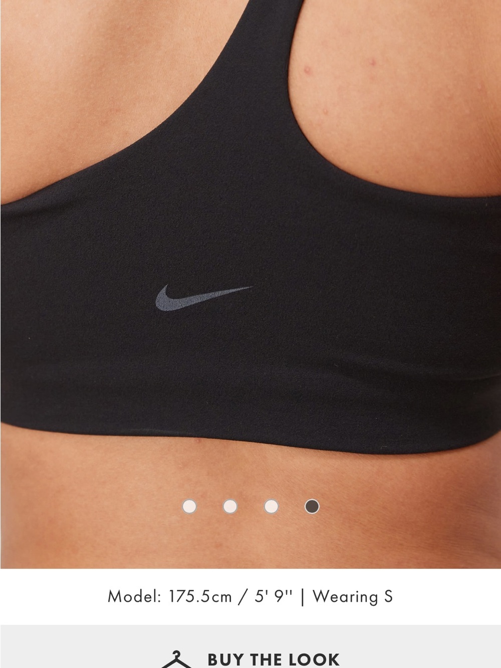Nike Zenvy Black Asymmetrical Women's Light-Support Padded Sports Bra, NWT - Picture 8 of 8